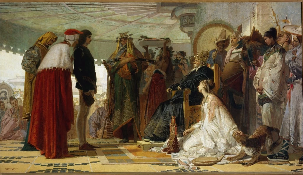Marco Polo davanti al Gran Khan dei Tartari - Galleria Nazionale d’Arte Moderna, Roma